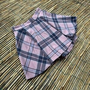 Aeropostale Plaid Preppy Skirt Pink Gray Y2K Style Women's XS